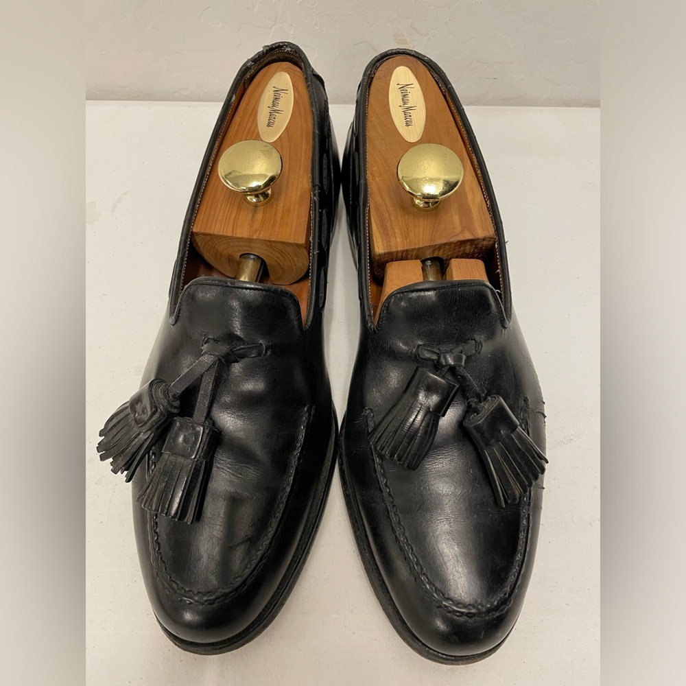 Polo‎ Ralph Lauren Made in England Vintage Tassel Loafer in Black Size 9